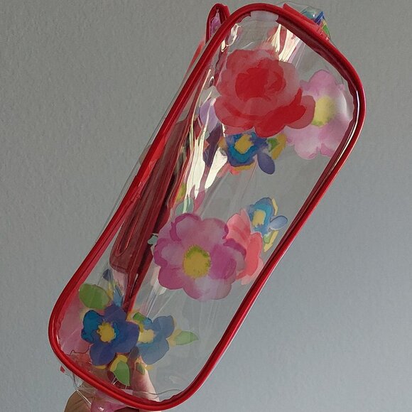 Clear Plastic Floral Carry Purse/Tote - Picture 5 of 7